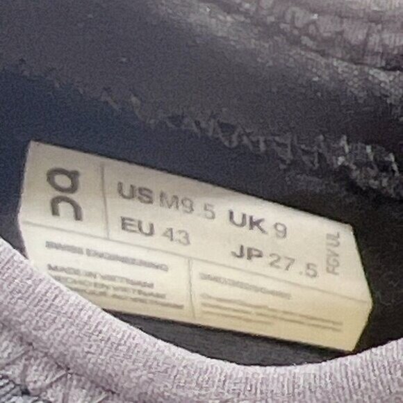 On Cloudaway Waterproof Suma Hiking Running Shoe All Black Mens US 9.5 *Limited - Picture 12 of 12